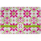 Suzani Floral Dog Food Mat w/ Name and Initial