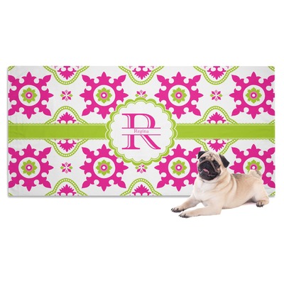 Suzani Floral Dog Towel (Personalized)
