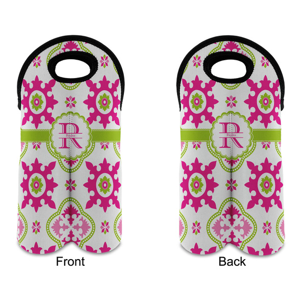 Suzani Floral Double Wine Tote - APPROVAL (new)