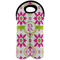 Suzani Floral Double Wine Tote - Front (new)