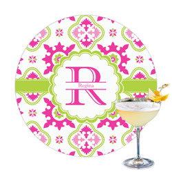 Suzani Floral Printed Drink Topper (Personalized)