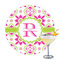 Suzani Floral Drink Topper - Large - Single with Drink