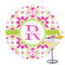 Suzani Floral Printed Drink Topper (Personalized)