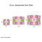 Suzani Floral Drum Lampshades - Sizing Chart