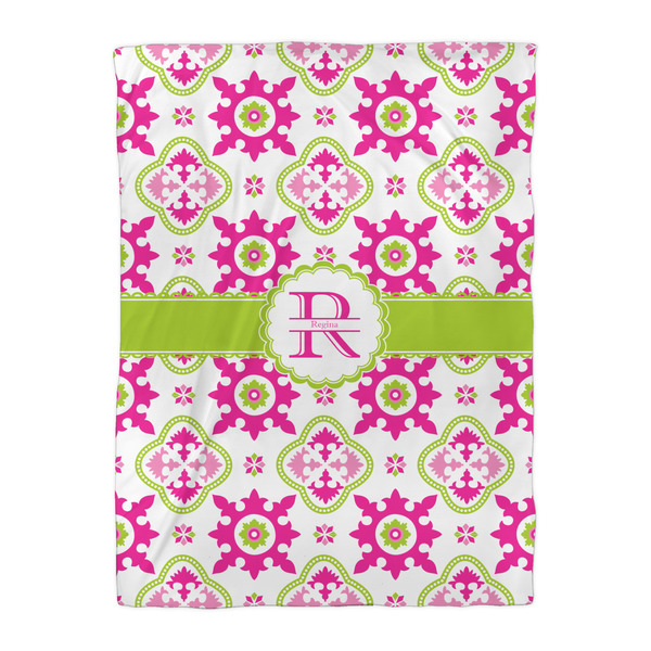 Suzani Floral Duvet Cover - Twin XL - Front