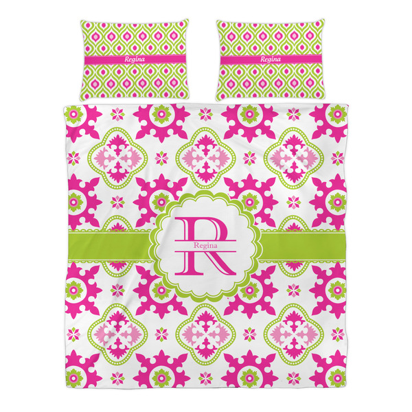 Suzani Floral Duvet cover Set - Queen - Alt Approval