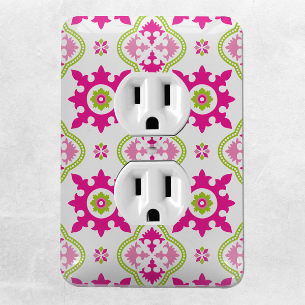 Suzani Floral Electric Outlet Plate - LIFESTYLE