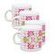 Suzani Floral Single Shot Espresso Cups - Set of 4 (Personalized)