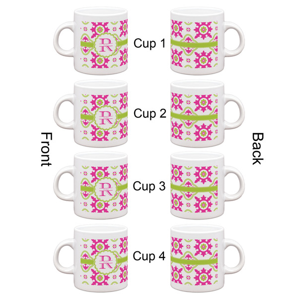 Suzani Floral Espresso Cup Set of 4 - Apvl