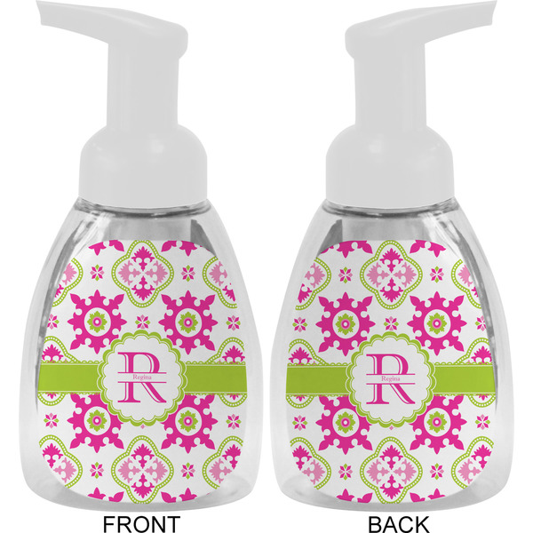 Suzani Floral Foam Soap Bottle Approval - White