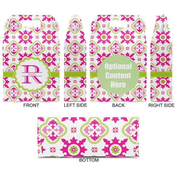 Suzani Floral Gable Favor Box - Approval