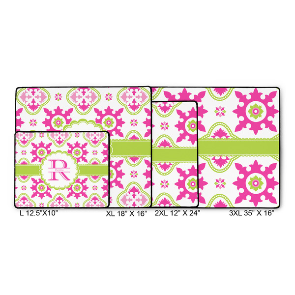 Suzani Floral Gaming Mats - SIZE CHART