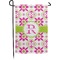 Suzani Floral Small Garden Flag - Double Sided w/ Name and Initial