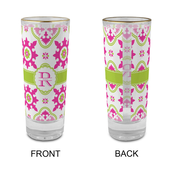 Suzani Floral Glass Shot Glass - 2 oz - Single - APPROVAL