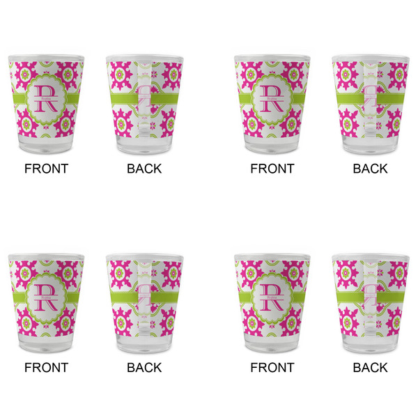 Suzani Floral Glass Shot Glass - Standard - Set of 4 - APPROVAL