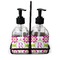 Suzani Floral Glass Soap & Lotion Bottle Set (Personalized)