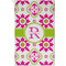 Suzani Floral Golf Towel - Poly-Cotton Blend - Small w/ Name and Initial