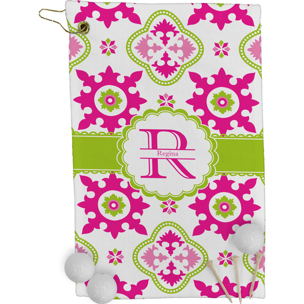 Suzani Floral Golf Towel (Personalized)