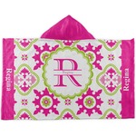 Suzani Floral Kids Hooded Towel (Personalized)