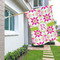 Suzani Floral House Flags - Double Sided - LIFESTYLE