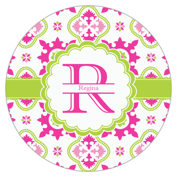 Suzani Floral Icing Circle - Large - Single