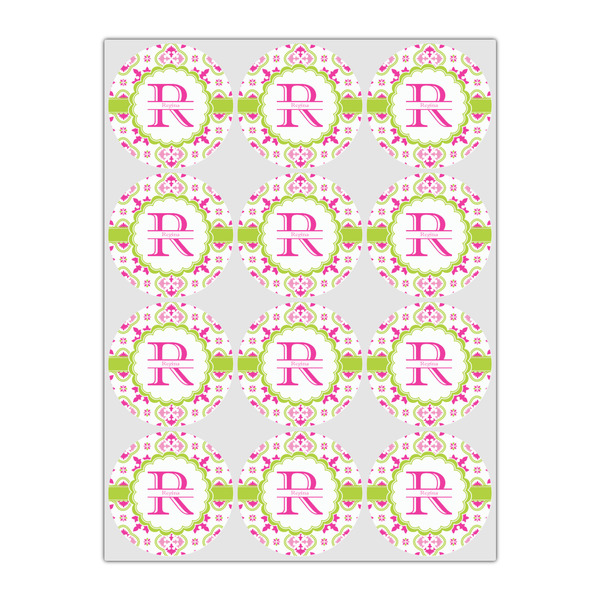 Suzani Floral Icing Circle - Small - Set of 12