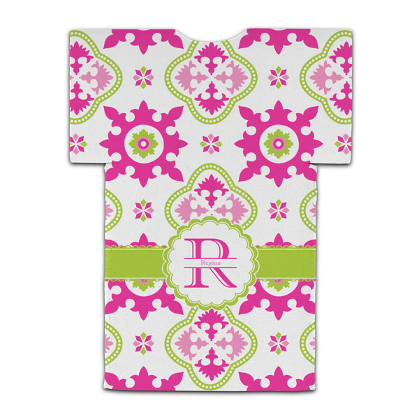 Suzani Floral Jersey Bottle Cooler - BACK (flat)