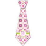 Suzani Floral Iron On Tie - 4 Sizes w/ Name and Initial
