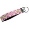 Suzani Floral Webbing Keychain FOB with Metal