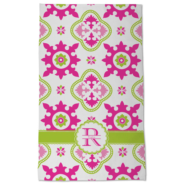 Suzani Floral Kitchen Towel - Poly Cotton - Full Front