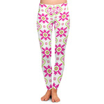 Suzani Floral Ladies Leggings - Extra Large
