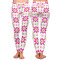 Suzani Floral Ladies Leggings - Front and Back