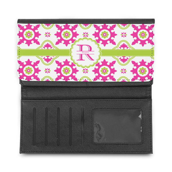 Suzani Floral Ladies Wallet - Half Way Open