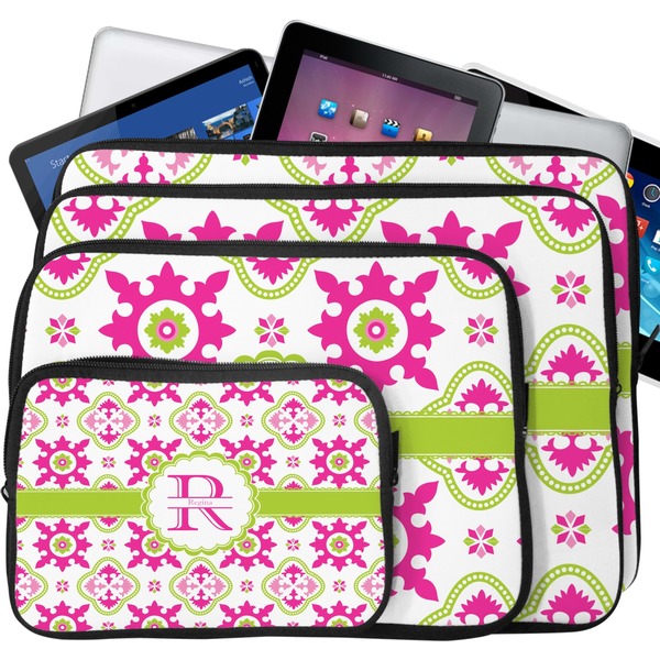 Suzani Floral Laptop Case Sizes