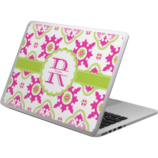 Custom Suzani Floral Laptop Skin - Custom Sized (Personalized)