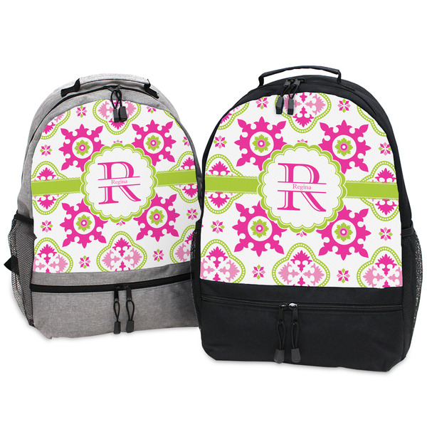 Suzani Floral Large Backpacks - Both