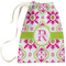 Suzani Floral Large Laundry Bag - Front View