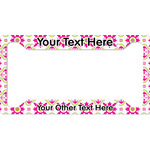 Suzani Floral License Plate Frame - Style A (Personalized)