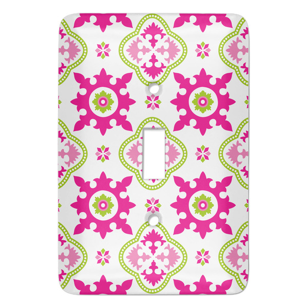 Custom Suzani Floral Light Switch Cover (Single Toggle)