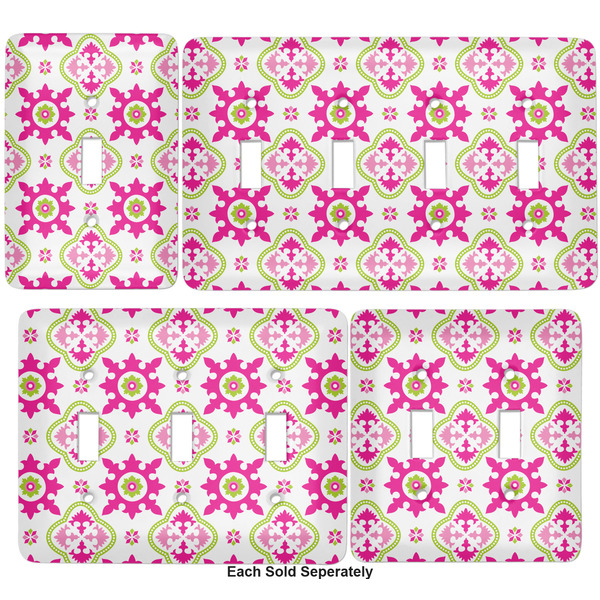 Suzani Floral Light Switch Covers all sizes
