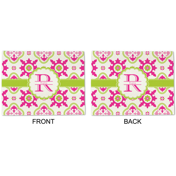 Suzani Floral Linen Placemat - APPROVAL (double sided)