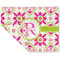 Suzani Floral Linen Placemat - Folded Corner (double side)