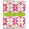Suzani Floral Linen Placemat - Folded Half (double sided)