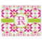 Suzani Floral Single-Sided Linen Placemat - Single w/ Name and Initial