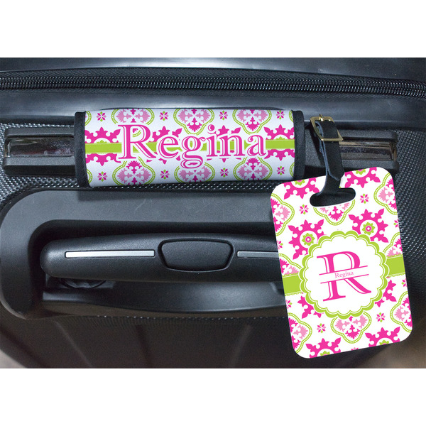Suzani Floral Luggage Wrap & Tag