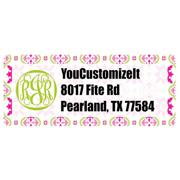 Custom Suzani Floral Return Address Labels (Personalized)