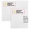 Suzani Floral Mailing Labels - Double Stack Close Up