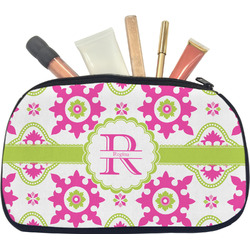 Suzani Floral Makeup / Cosmetic Bag - Medium (Personalized)