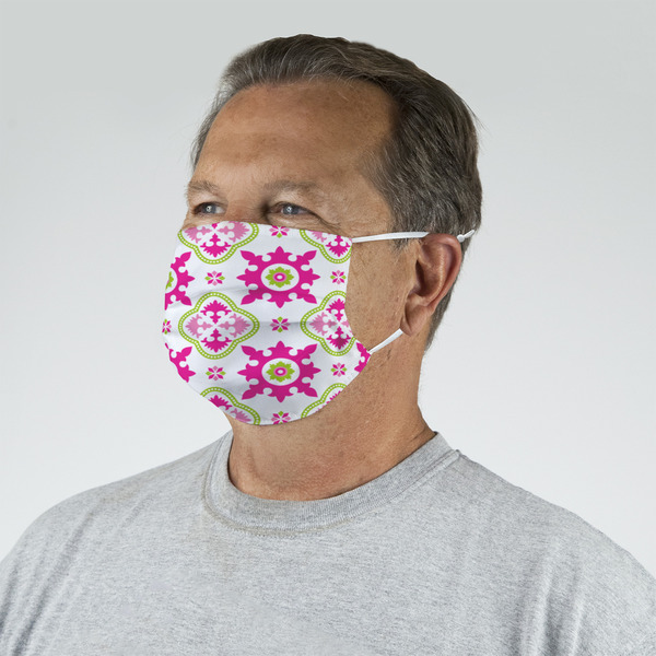 Suzani Floral Mask - Quarter View on Guy