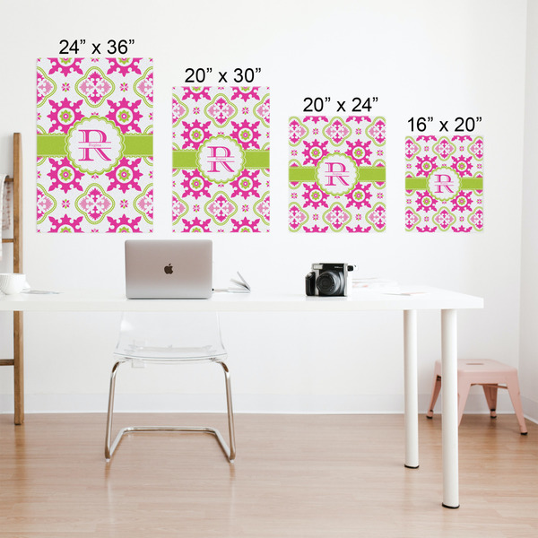 Suzani Floral Matte Poster - Sizes